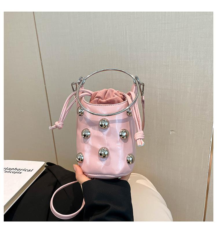 Trend Rivet Fashion Women's Bag 2025 Large Capacity New Shoulder Crossbody Underarm Handbag