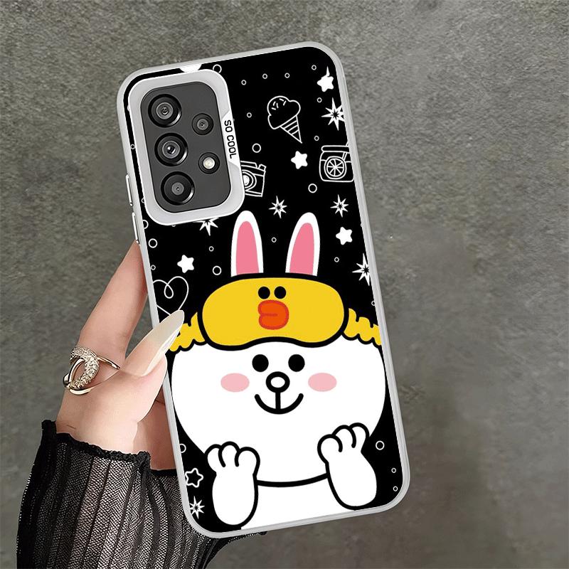 Cartoon Bear B-Browns C-Conys Soft Phone Case for Samsung A17 A16 A15 A14 A13 A57 A56 A55 A54 A53 A37 A36 A35 A34 A33 A26 A25 A2