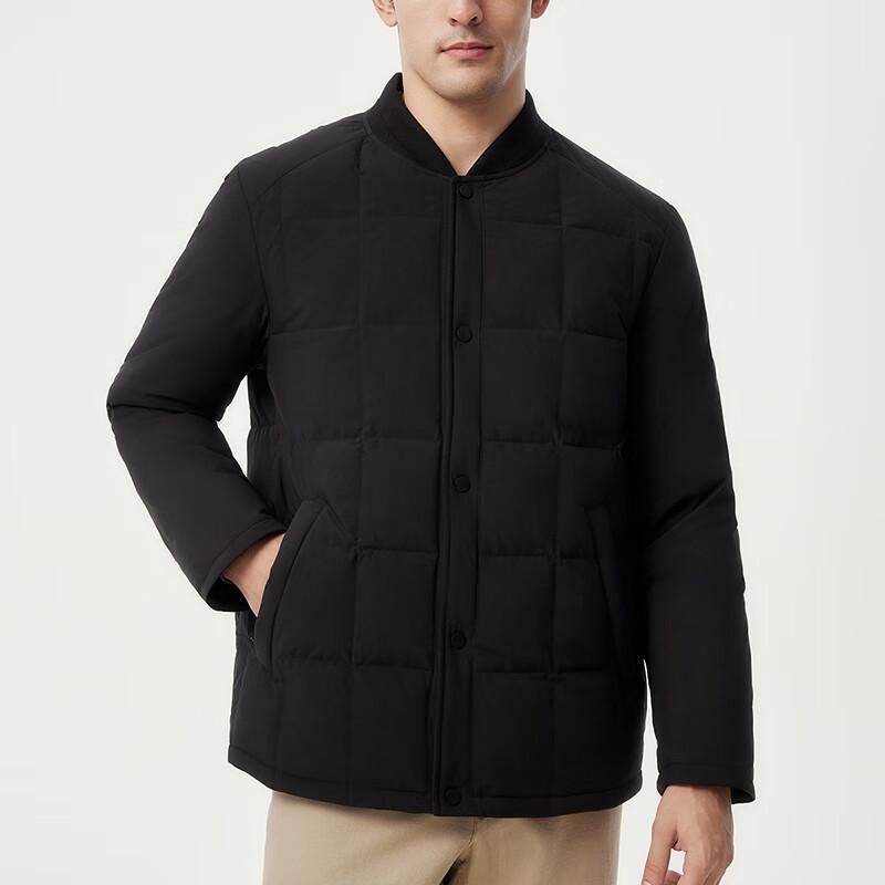 Tanboer Men's Short Collarless Down Jacket 310113A