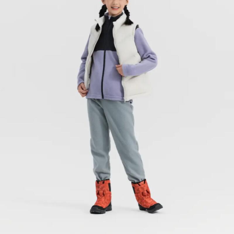 DECATHLON Down Jacket QUECHUA Warm, Comfortable and Waterproof Pearl Beige Teen