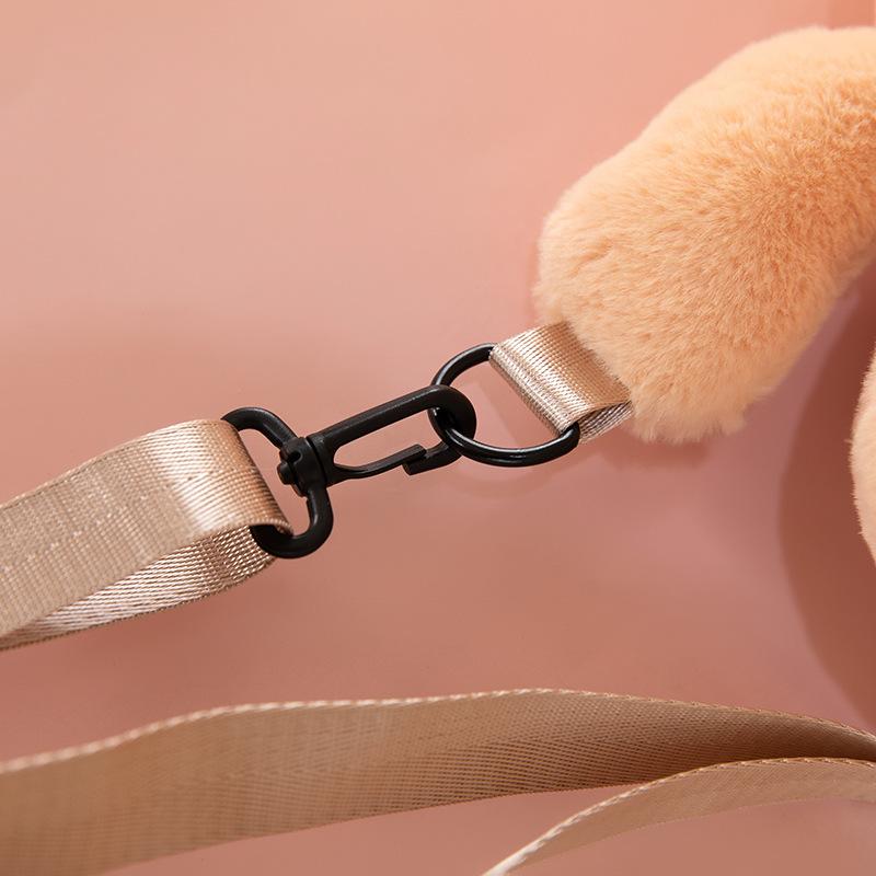 New Cute Bear Backpack Plush Toy Puppet Doll Teddy Bear Girl Snack Bag Girlfriend Birthday Gift