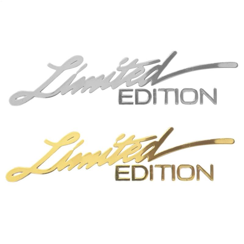 Limited Edition Car Sticker Metal Decal For Cars Waterproof Auto Emblem Metal Sticker Car Rear Emblem Badge Decal Sticker
