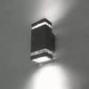 Modern And Elegant Outdoor Wall Light Waterproof Pvc Rectangle Design For Gardens