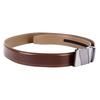 Leather Belt for Men Adjustable Customizable Fit Mens Casual Dress Belt with Automatic Click Buckle for Everyday Light