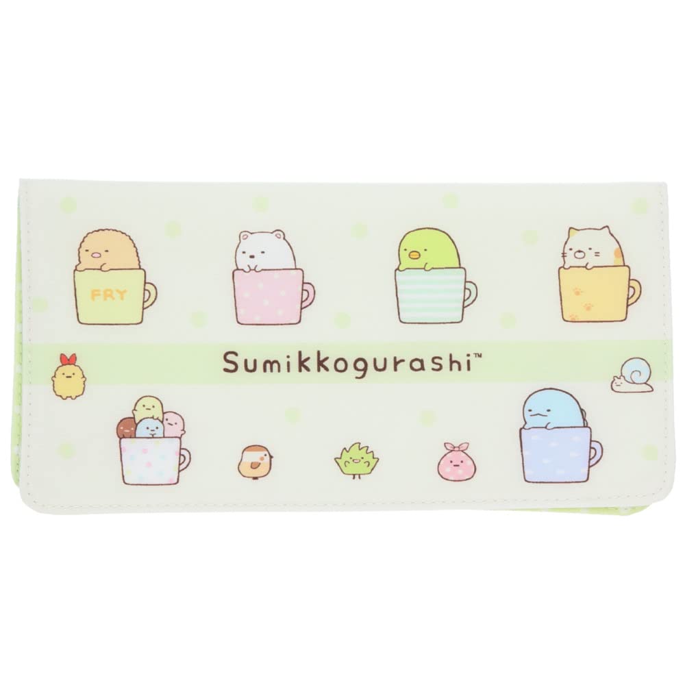 

Sumikkogurashi Flat Mask Case Green