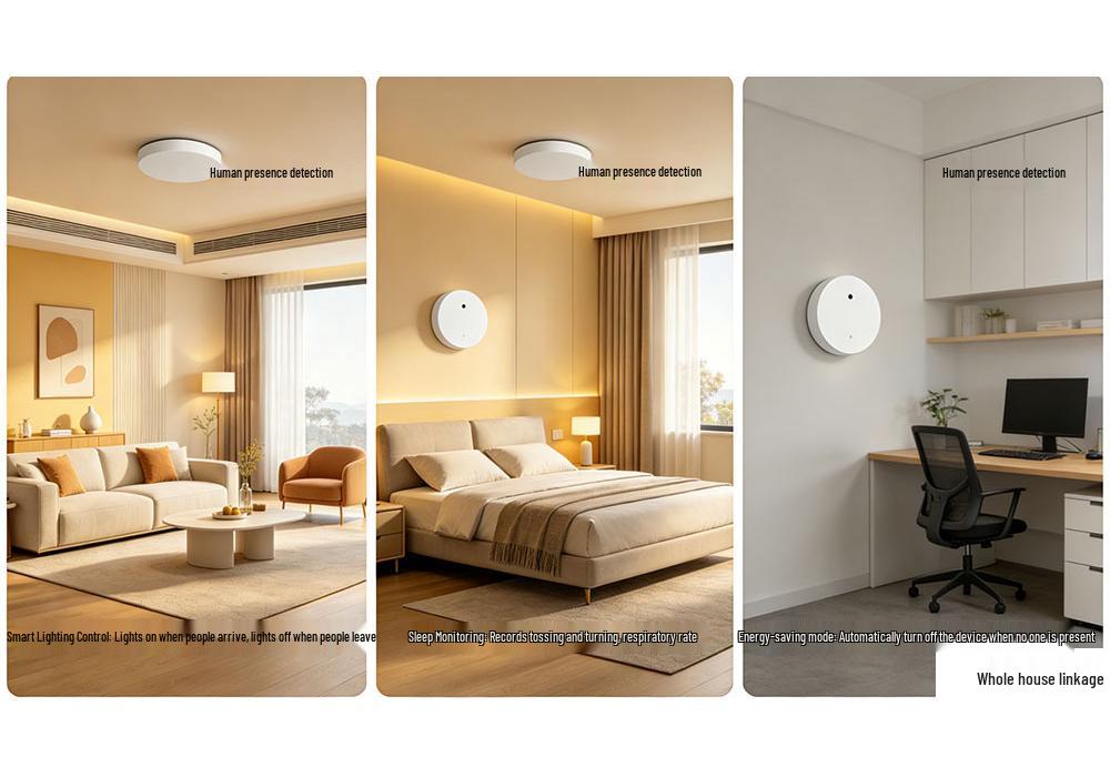 Zigbee/WiFi Ceiling-Mounted Millimeter Wave Radar Sensor for Smart Home Integration