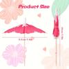 Beverages Cocktails Umbrellas Sticks with Wooden Toothpicks Hawaiian Tropical Party Decorations