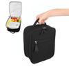 Polyester Insulated Meal Bag Good Insulation Effect Meal Tote Bag Large Capacity Small Lunch Box with Pocket for Camping Picnic