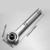 Ratcheting Mechanism Screwdriver 2 Side Head 1/4 Drive Ratchet Handle Strong Magnetic For DIY Projects