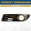 Fog Light Frame Lamp Trim Grill Cover Under Front Bumper For VW POLO 2006-2009 6Q0853665E 6Q0853666E Car Accessories