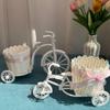 Bicycles Planter Tabletop Decorations for Home Party Wedding Centerpieces Nostalgic Bicycles Flower Basket Plant Stand