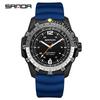 Sanda Quartz Solar-Powered Luminous Watch with Rotating Bezel and Long Battery Life - New Student Model