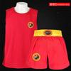 Embroidered Dragon Cycling Jersey Set Breathable Sleeveless Martial Arts Training Uniform Men Women Adults