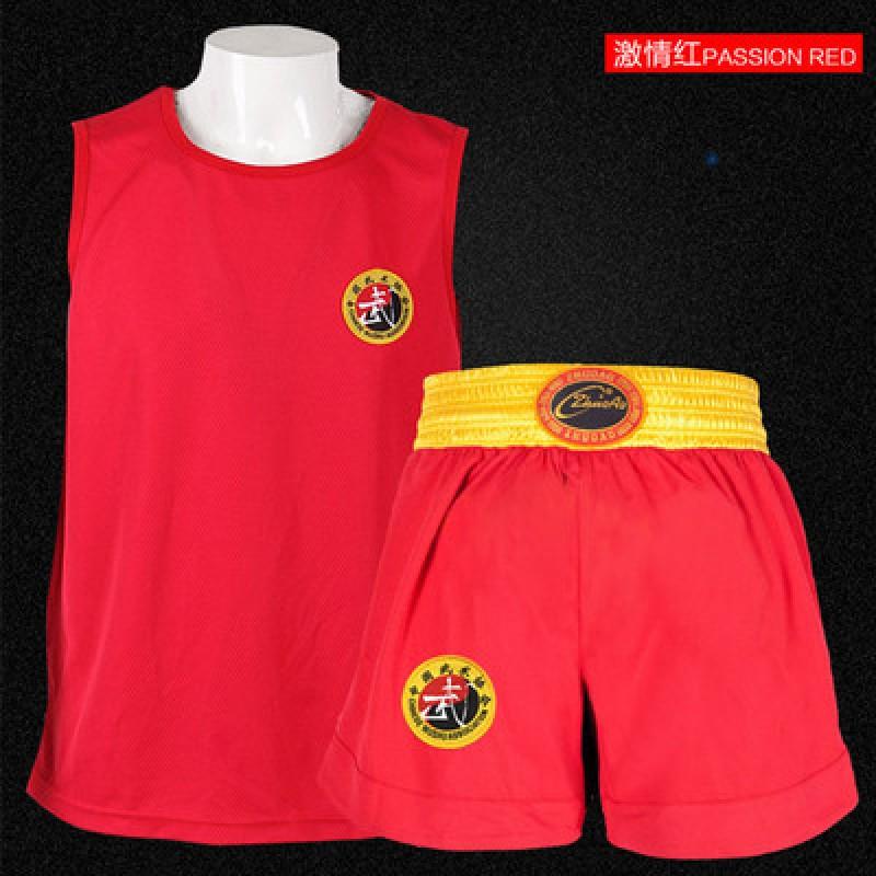 Embroidered Dragon Cycling Jersey Set Breathable Sleeveless Martial Arts Training Uniform Men Women Adults