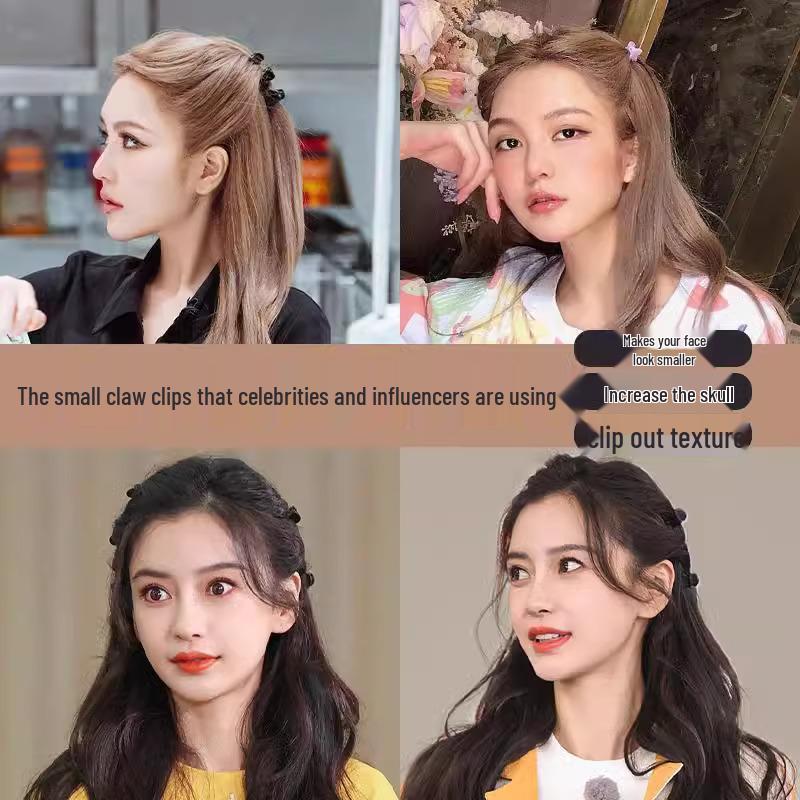 Prinzessin Kleine Kralle Haarspange für Frauen - Seitenpony-Klammer für Frisuren