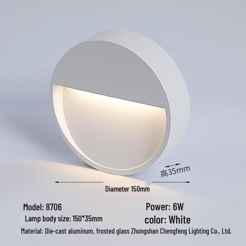 Waterproof LED Step Light for Outdoor Ramps & Corners, Die-Cast Aluminum Plinth Light