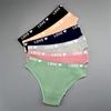 6 PCS/Pack Women Underwears Low Waist Cute Girls' Letters Waistband Cotton Briefs Comfortable Seamless Ladies Lingerie