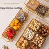 Creative Plastic Snack Compartment Plate for Living Room or Bar Use