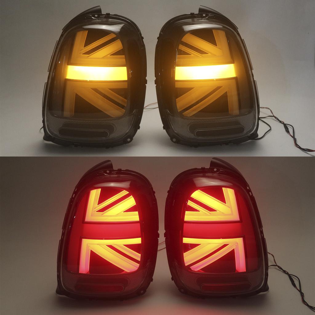 L&R LED Tail lights Lamps For Mini Cooper F55 F56 F57 2014-2023 Smoked