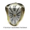 Surreal Melting Wall Clock Artistic Design Salvador Dali Inspired Distorted Timepiece for Unique Home Decor