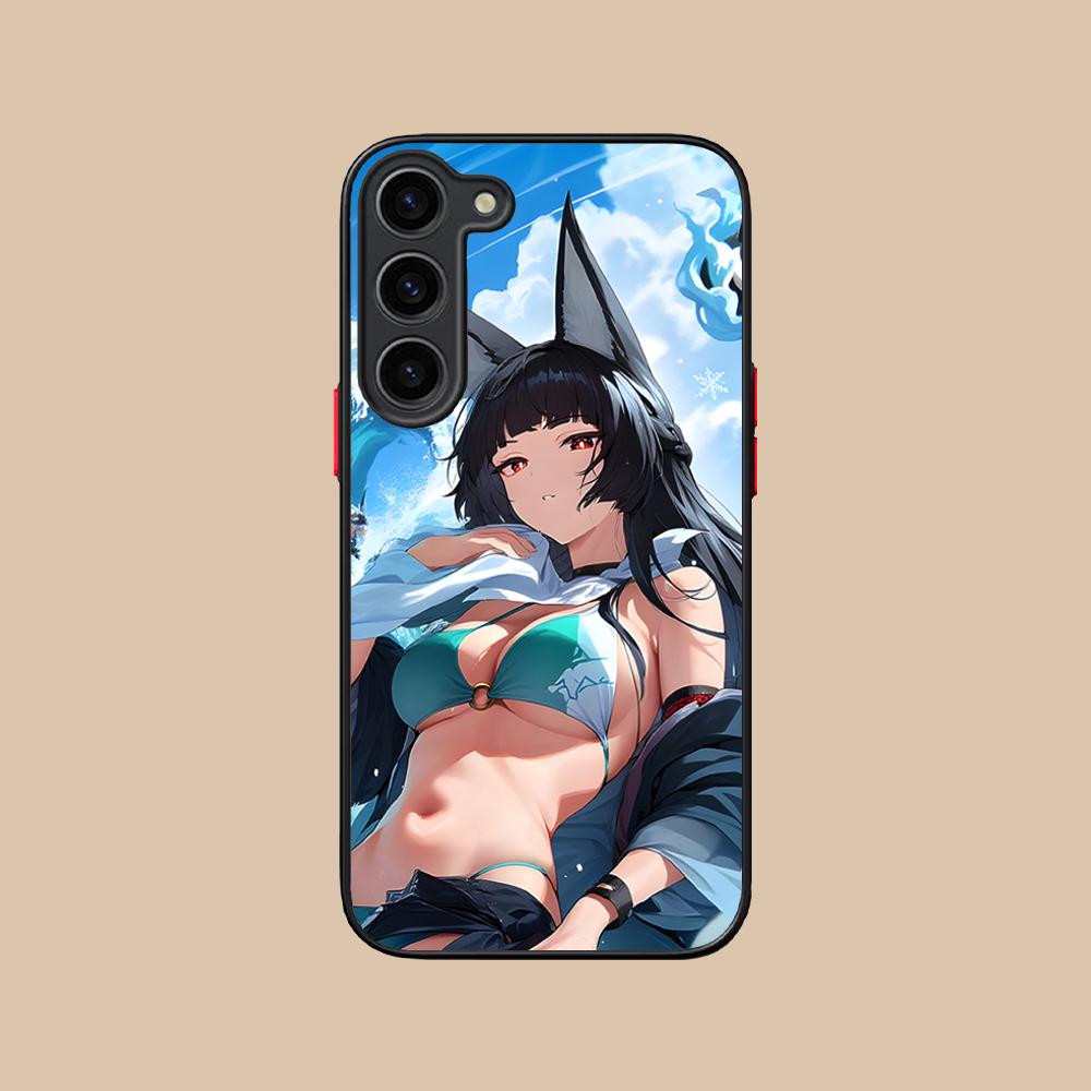 Zenless Zone Zero Hoshimi Miyabi Phone Case for Samsung Galaxy S25 S24 S23 S22 S21 Plus FE Ultra Colorful Silicone Cover Pretty