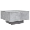 Coffee Table Concrete Gray 55 x 55 x 31 cm Engineered Wood