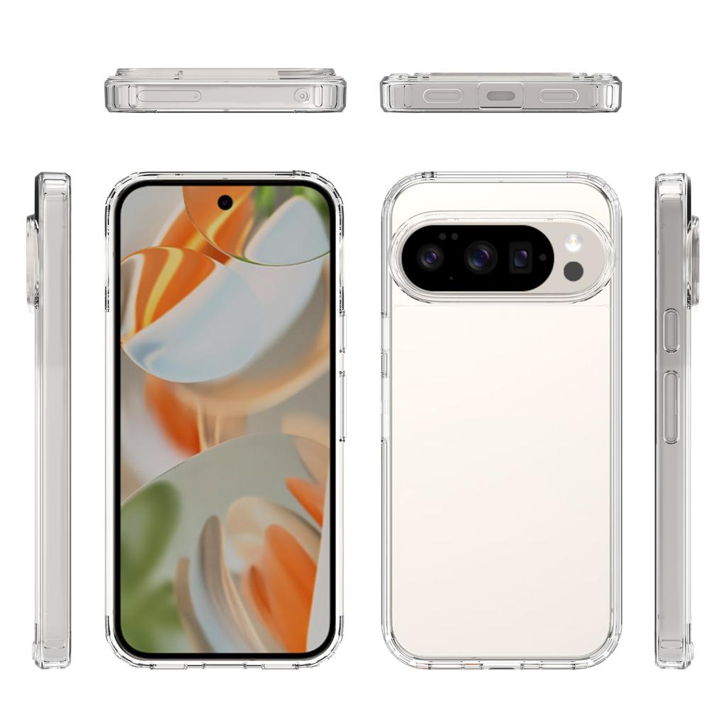 For Google Pixel 10/10 Pro Case Anti-Scratch TPU+Acrylic Clear Back Phone Cover
