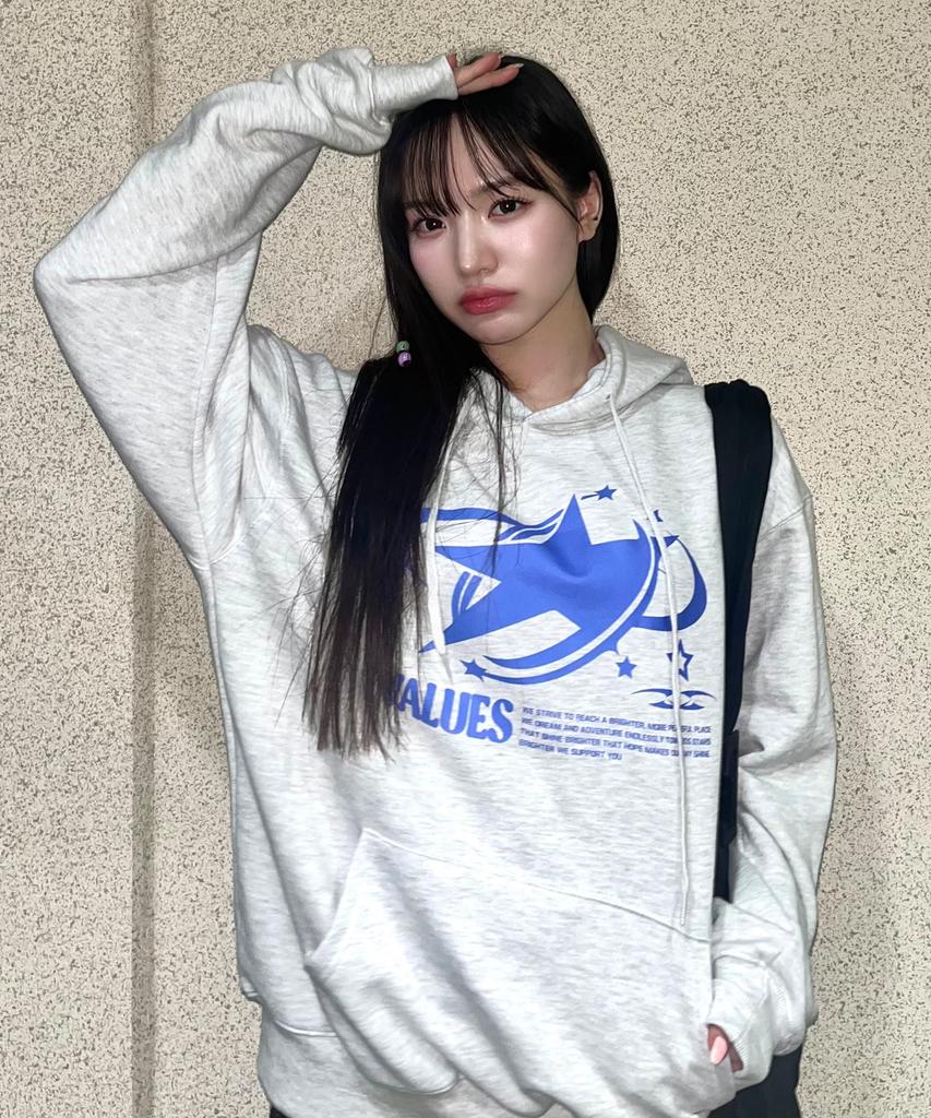 Blue Stars Graphic Hoodie - 9 Colors (Type A)