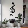 Metal Wall Art Musical Trio Decor Gift for Home Office