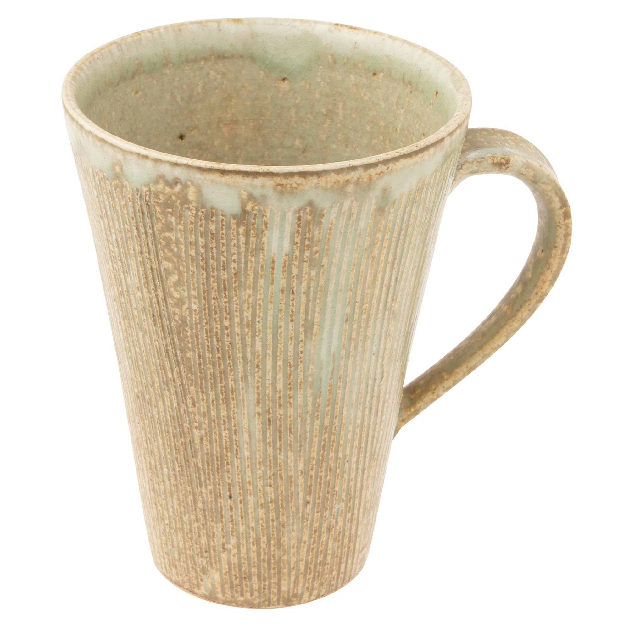 Marui Pottery Shigaraki Ware Hechimon Large 400ml White Glass Mug, Size, Approx. Capacity, Finish, MR-3-4459 белый