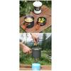 Portable Camping Cooking Utensil with Folding Handle Outdoor Tableware Pot Backpacking Pots and Pans Easy to Use