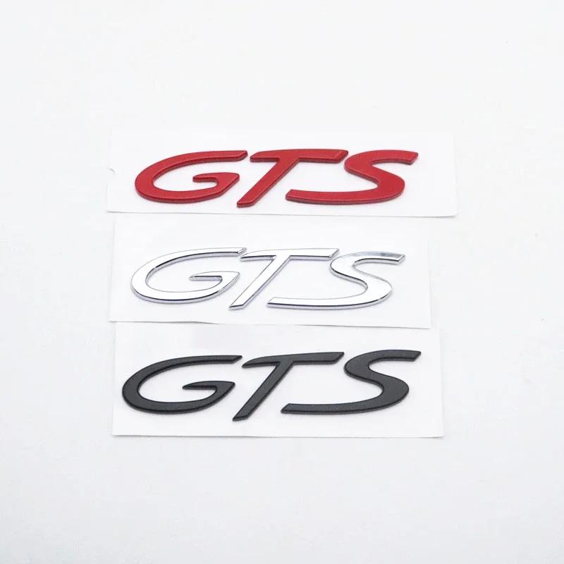 1Pc Car Rear S 4 GTS Letter Emblem Tail Door Trunk Sticker Styling Logo Badge For Panamera Macan Taycan 911 718