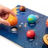 Baby Montessori Holz Früherziehung Spielzeug 3D Acht Planeten Puzzle Spielzeug Universum Kognition Sonnensystem Planeten Zuordnungsbrett