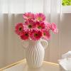 Texture Pu Gerbera Chrysanthemum Simulation Flower Fake Flower Arrangement Dry Flower Bouquet Living Room Decoration Floral