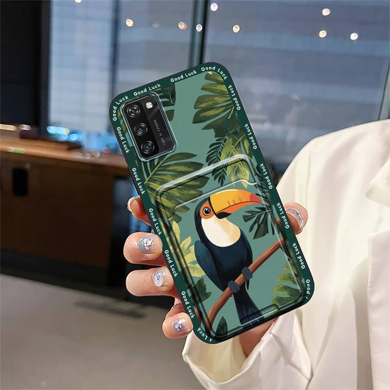 Shockproof Anti-dust Phone Case For Blackview A100 Back Cover Cute Anti-knock Card bag protective Dirt-resistant Cover