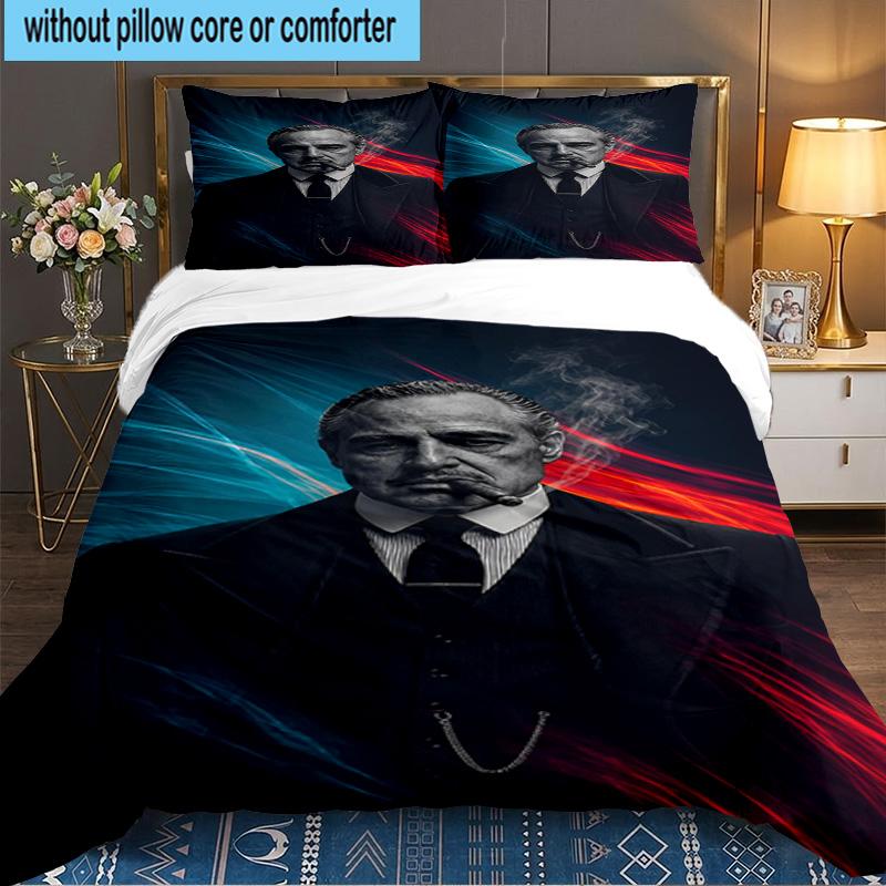 Godfather's Legacy 3PCS Bedding set,Ideal for 1pc Duvet Cover And 2pcs Pillowcases Perfect for Fan gift,Ideal for Bedroom, Dormitory