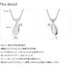[cloud jewelry] Cloud Jewelry CN-1c White Cat Pendant Women's Necklace [Wooden Gift Box Included] Sterling Silver 925 cn-1c
