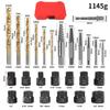 26-Piece Damaged Screw and Nut Extractor Set