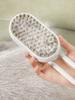 USB Rechargeable Cat Dog Grooming Comb Spray Cat Brush Dog Cat Massage Brush for Washing Brushing for Short Long Haired Pets