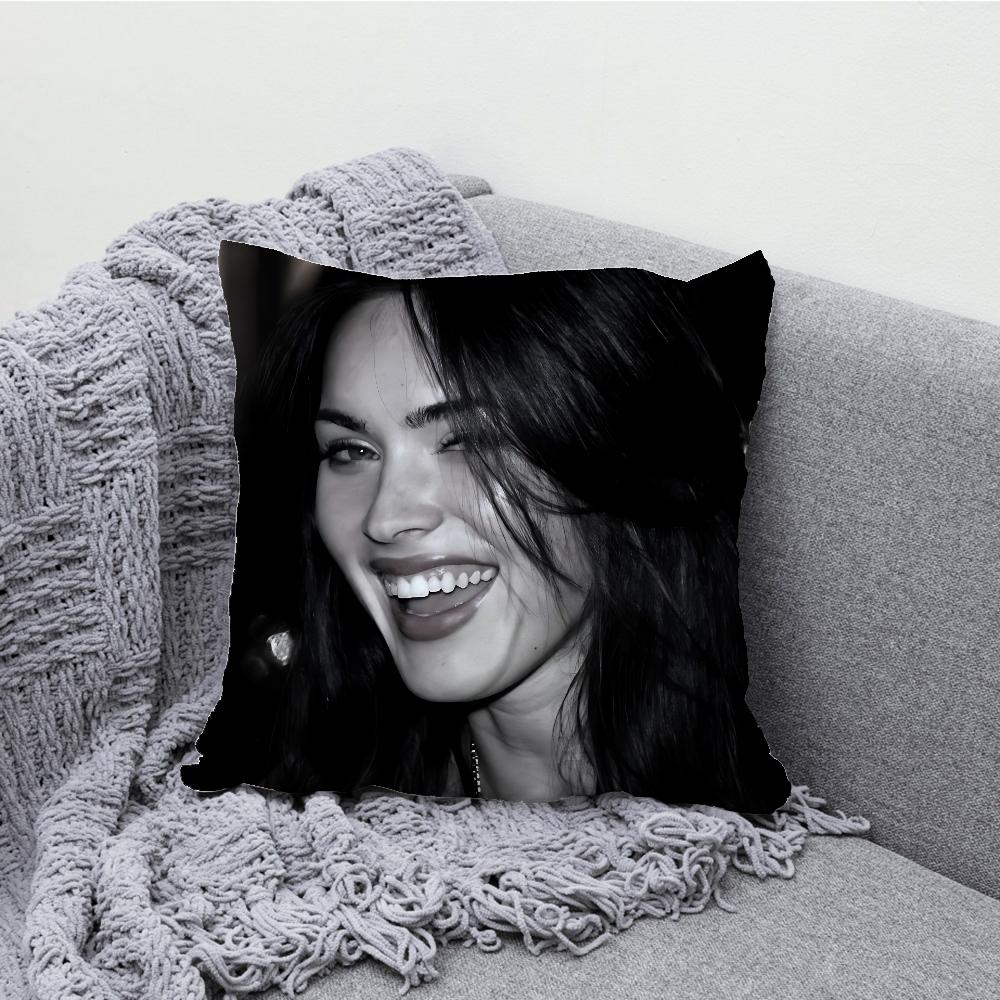 

M-Megan F-Fox 2000S Pillow Case Soft Cushion Cases for Farmhouse Sofa Decor Home Decorations and Protector Pillow Case 40cmx40cm