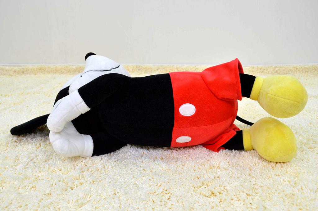 MORIPiLO Disney Body Pillow Mouse Sleeping M 45cm Stuffed Toy Cushion 53x15x25cm Red Large Birthday Present Cute Soft Disney Character Pillow
