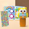 Owl Stamp Kids Educational Toy With Stickers And Coloring Book For Early Learning
