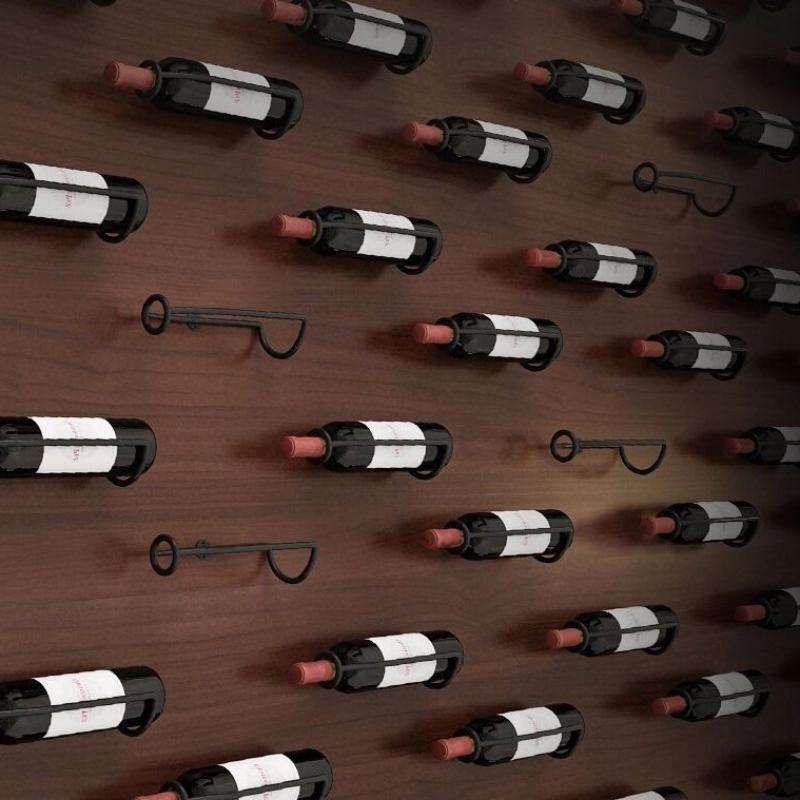European Style Red Wine Rack Creative Wall Mounted Single Decorative Frame Suspension Wine Rack Display Rack