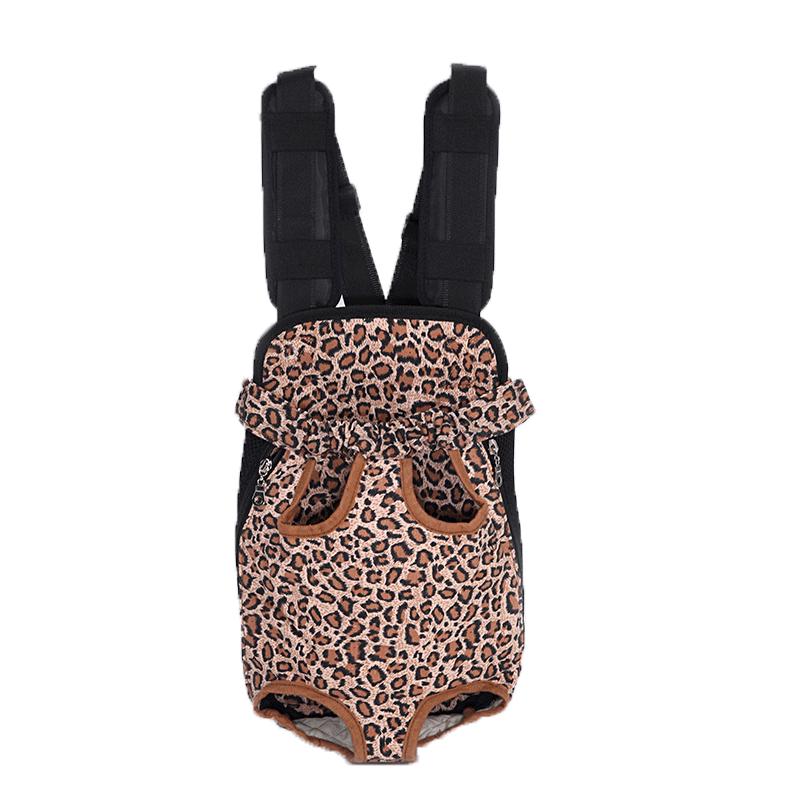 Double Shoulder Pet Travel Backpack with Mesh for Cats and Dogs