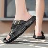 Fashion Summer New men's slippers Comfortable and trendy design styles Outdoor leisure street walking Daily beach Breathable shoes