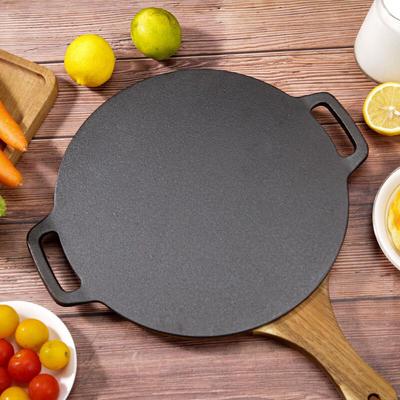 Pabei 34cm litinová plochá pánev bez povrchové úpravy