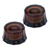 4 Pcs Guitar Acrylic Knobs Speed Control Knobs Volume Tone Control Knobs Potentiometer Cap for Electric Guitar or Bass