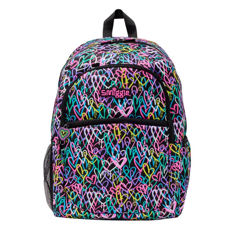 Smiggle Modrý Školní Batoh s Dvojitými Ramenními Popruhy pro 1.-6. třídu - Velký, Dekompresní, Multifunkční Batoh