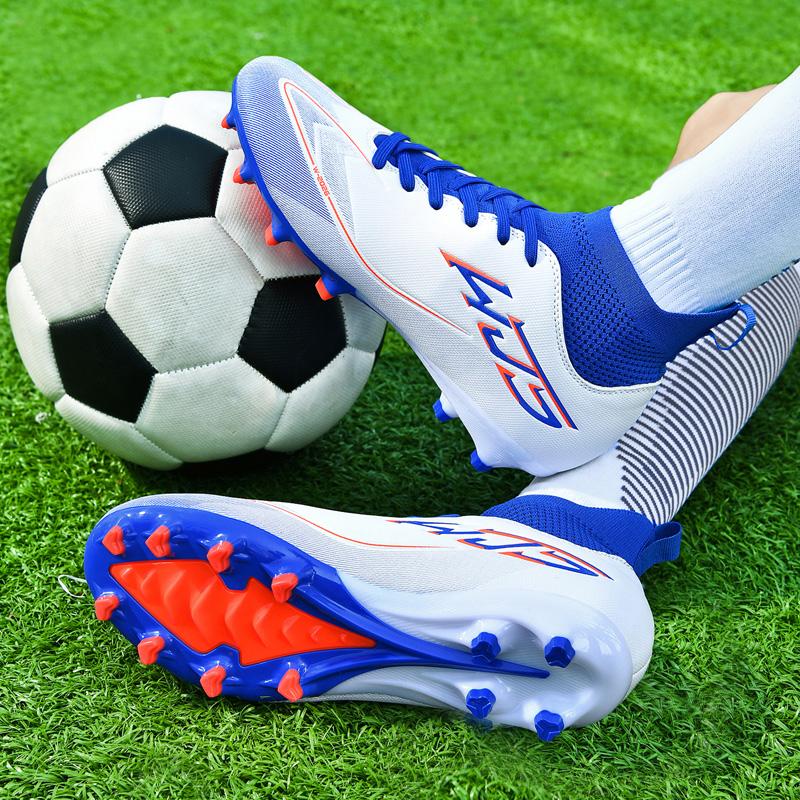 New Men Football Boots Society Cleats Fast Soccer Shoes Professional Football Field Boots Boys Indoor Sneakers