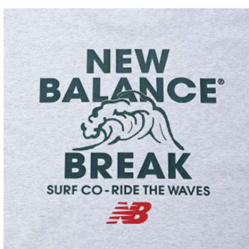 New Balance Half Club  Nbned22623 Lg Summer Wave Graphic Short Sleeve Tee Men